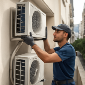 Instalação de ar-condicionado em apartamento no Rio de Janeiro